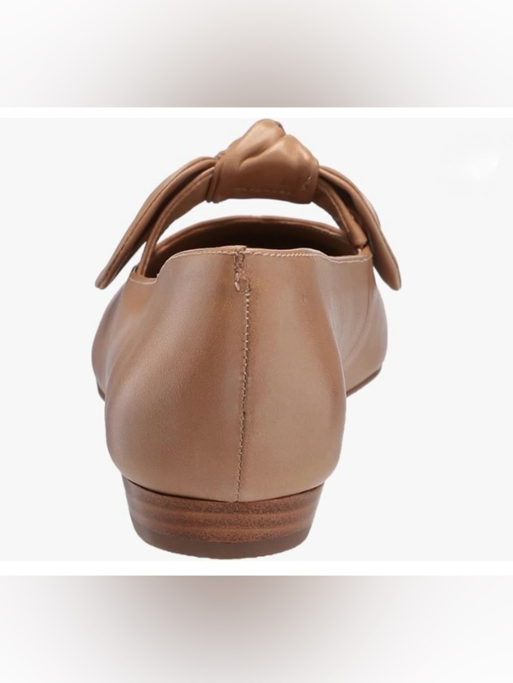 Bernardo Tan Knot-Detail Ballet Flat Size 7 - Picture 4 of 16
